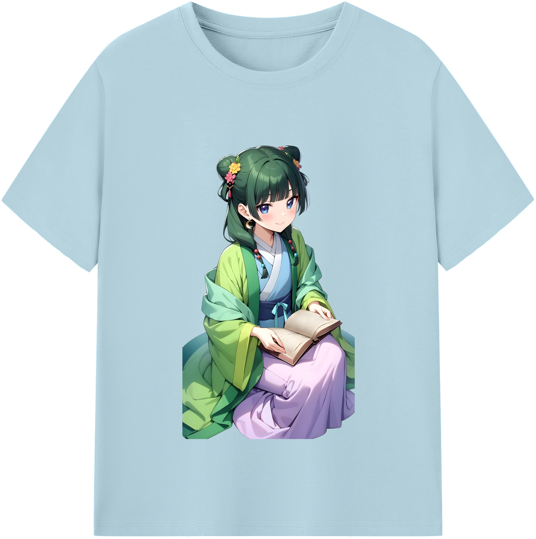 （画像用） 薬屋のひとりごと The Apothecary Diaries 綿100％半袖Tシャツ（フロントプリント）